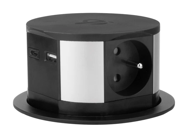 Chargeur de table encastré avec 3 ports USB - ORNO | Leroy Merlin