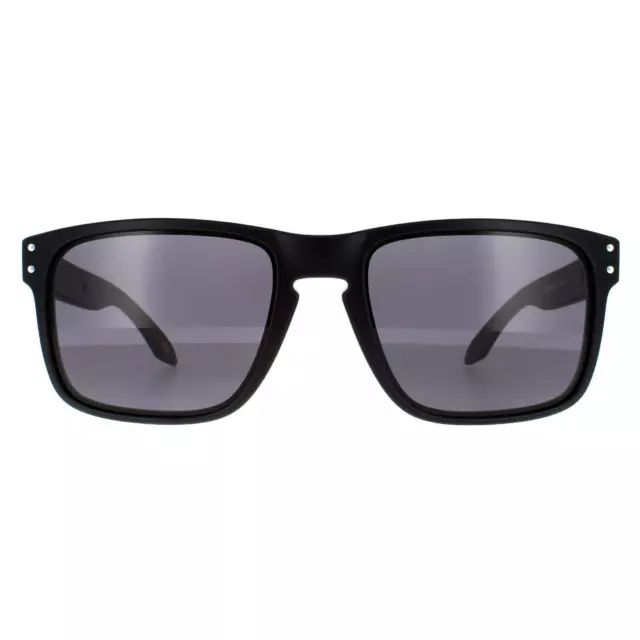 Occhiali da sole Oakley Holbrook OO9102-E8 opachi nero prizm grigio