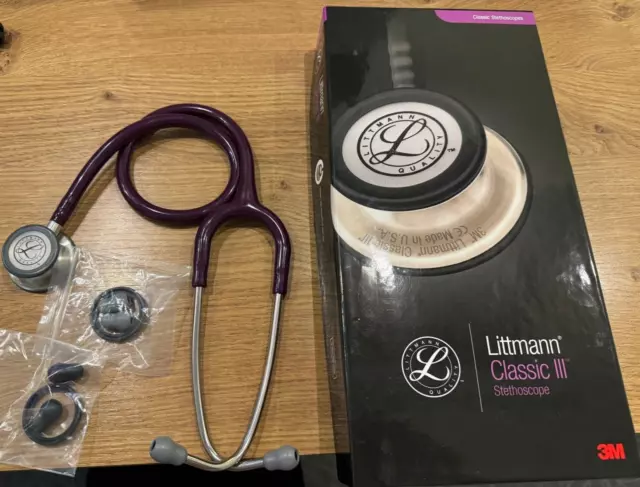 3M Littmann Classic III Stethoskop brombeere