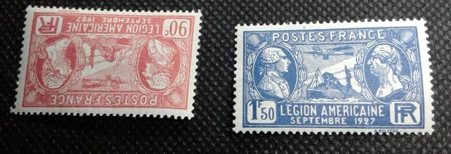 FRANCE - timbre yvert/tellier n° 244 245 n* MH (CYN18)