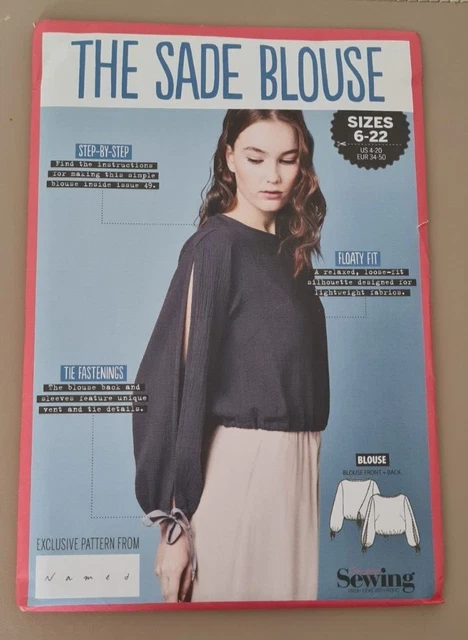 NEW - SIMPLY Sewing Pattern - The Sade Blouse / Top - Sizes 6 - 22 ...