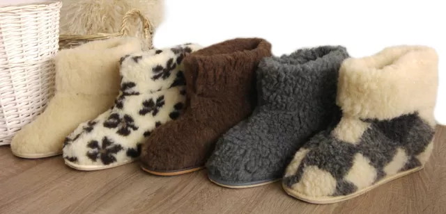 Men's boot slippers with hard 2025 sole