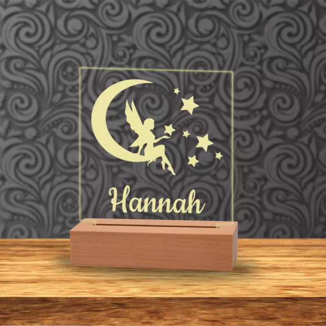 Personalised Night Light Children's Kids Baby LED Night Lamp