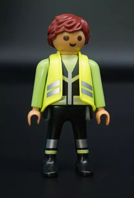 Playmobil Figur Mann Bauarbeiter Baustelle City Life Nr. 16209