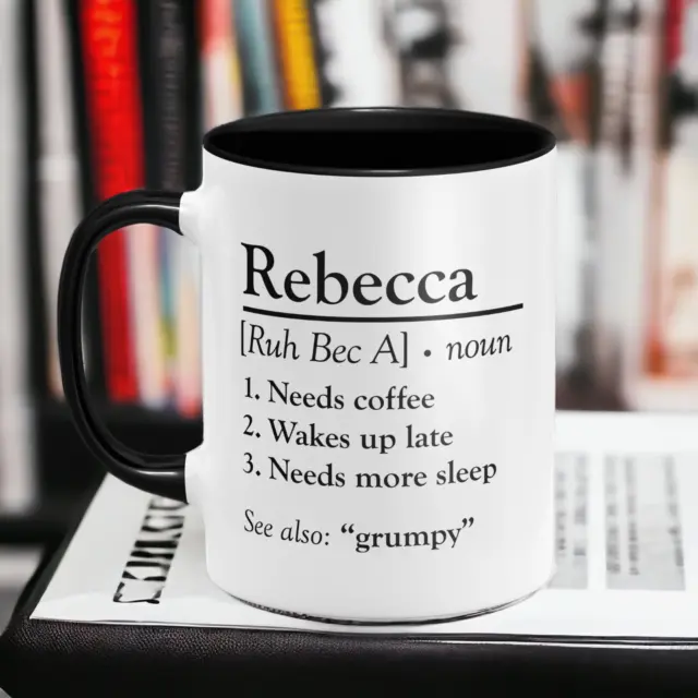 Funny PERSONALISED Mug | Name Meaning | Birthday Gift For Him / Her | Christmas