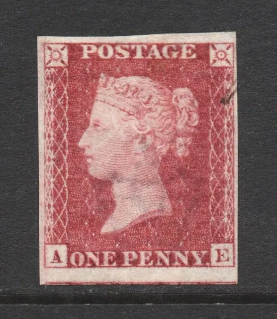 GB QV SG DP35b 1865 1d Royal Reprint Plate Proof in Carmine Rose Plate 66 Mint H