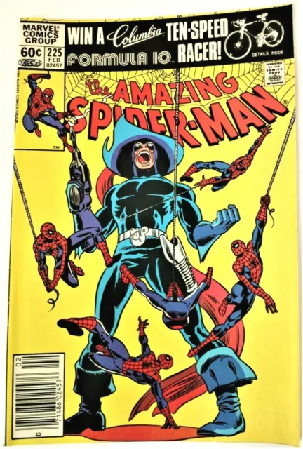 Amazing Spiderman Comic Book Bronze Age #225 (1982) Marvel