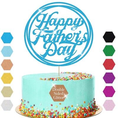 Buona Festa del Papà Cake Topper Festa Decorazione MIGLIOR PAPA 'PAPà REGALO DI COMPLEANNO