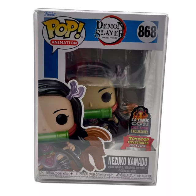 Funko Pop Demon Slayer : Nezuko Kamado Metallic LACC Exclusive 2022 W/ PROTECTOR