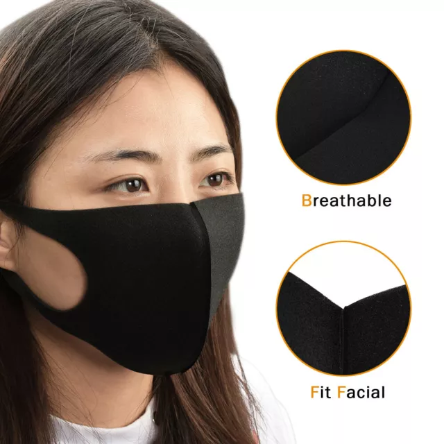 3 Health Cycling Anti-Dust Cotton Mouth Face Mask Respirator Men Women