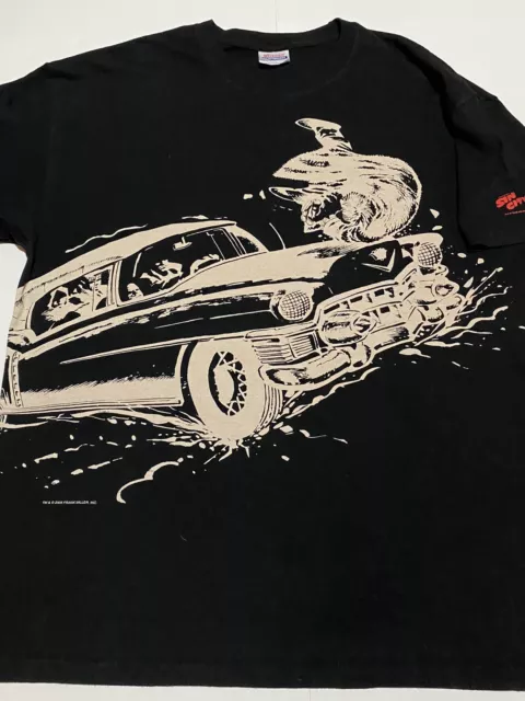 2005 Sin City Movie Promo Release T Shirt Size XL Rare Variant Frank Miller