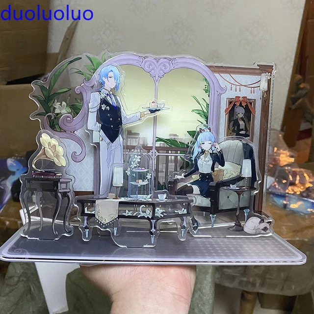 Acrylic Stand Figure Genshin Impact Kamisato Ayato Kamisato Ayaka Anime Gift