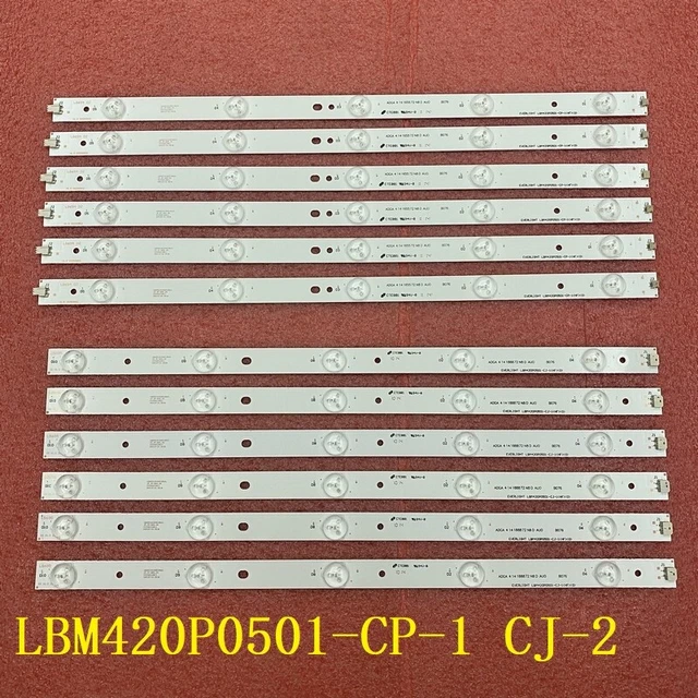 BARRE LED (12) pour Sharp LC-42LB150U 42LD265E 42LD265RU LC-42LD266K ...