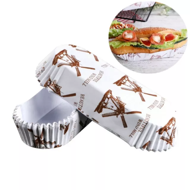 200PCS Food grade Baking Cups Oil-Proof Cake Paper Cups  Cupcake