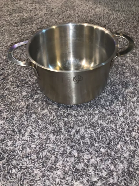 Schulte Ufer Small Pot 1.5 Qt 1904 Stainless Steel No Lid