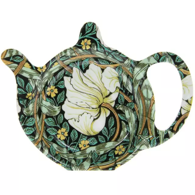 William Morris Pimpernel Floral Teabag Tidy Tea Bag Holder Tray Kitchen Tool