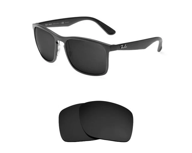 Seek Optics Replacement Lenses for Ray-Ban Chromance RB 4264 58mm 100% UV