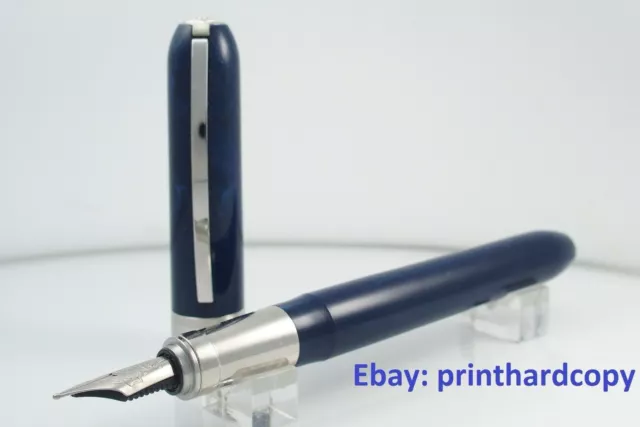 Brand New Visconti Rembrandt Blue With Palladium Trim Fountain Pen