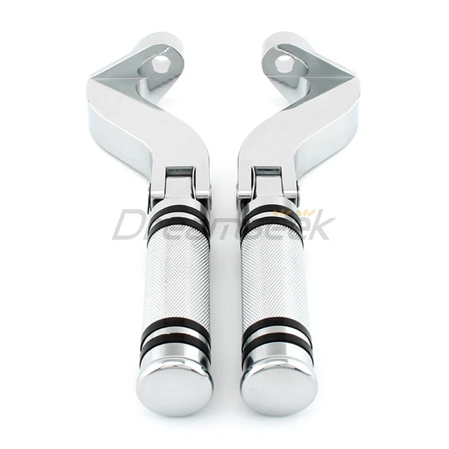Chrome Highway Foot Pegs For Harley Touring Road King Street Glide 1 1