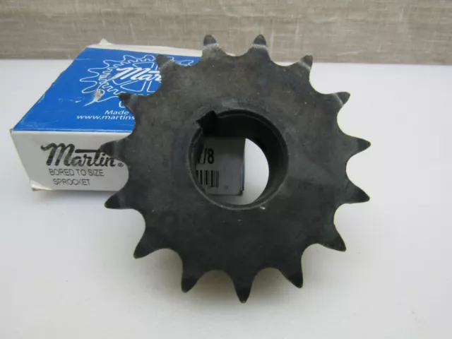 Martin Sprocket 40BS15 7/8 #40  15 Teeth  7/8" Keyed Bore