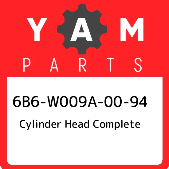 6B6-W009A-00-94 YAMAHA CYLINDER head complete 6B6W009A0094, New Genuine ...