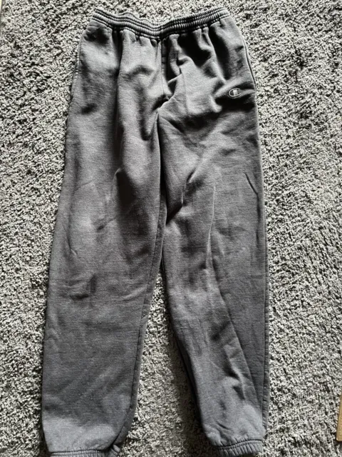 Champion Eco Sweatpants Men's Medium Charcoal Gray Authentic Straight Logo