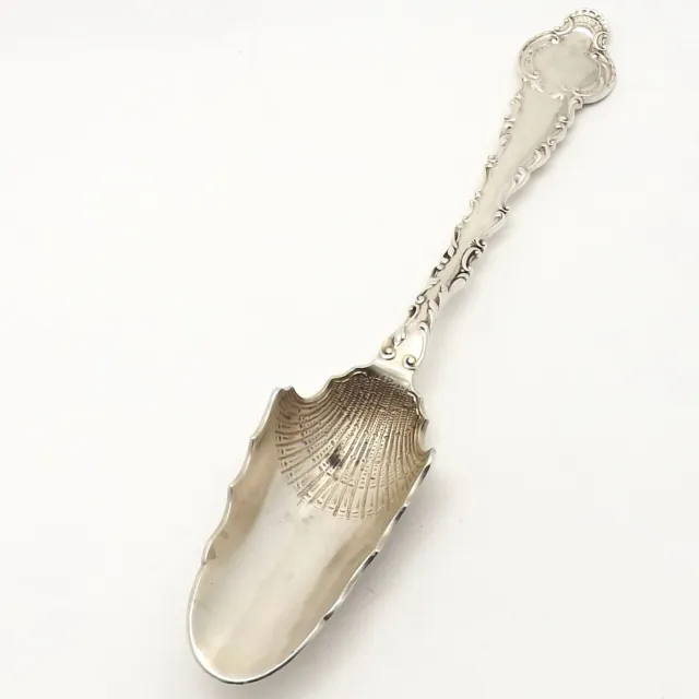 Sterling Silver HH Curtis Scalloped Shell Bowl Cheese Sugar Serving Spoon HCV3