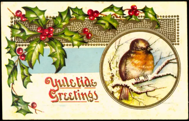 Weihnachten 1909 Yuletide Greetings Ak No.128