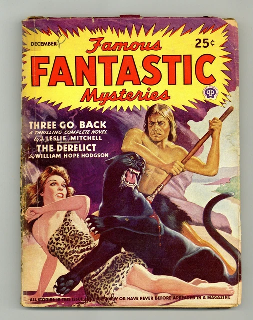 Famous Fantastic Mysteries Pulp Dec 1943 GD/VG 3.0
