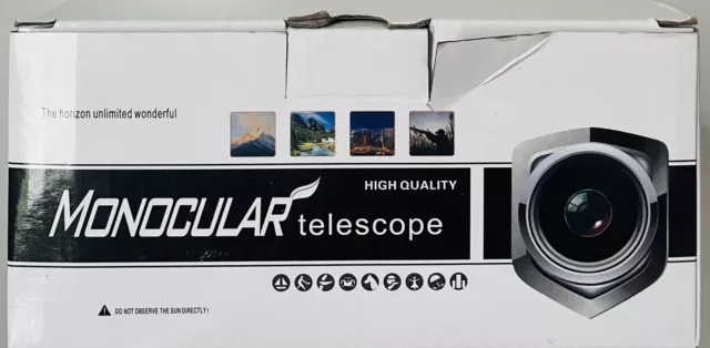 Télescope monoculaire HD 40X60 avec trépied et accessoires