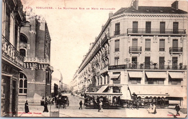 31 TOULOUSE - la nouvelle rue Metz prolongee
