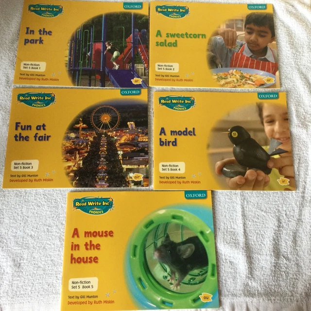 OXFORD READ WRITE Inc. Phonics Set 5 Yellow NonFicton Books 15 36.76