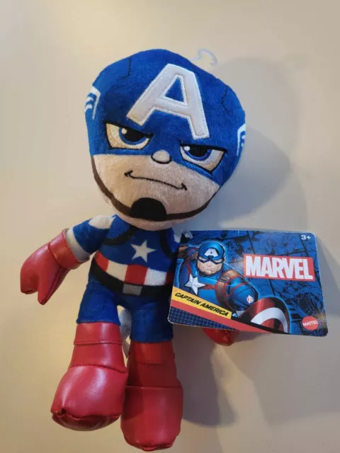 Acheter Peluche Marvel Squish Beanies 25 cm. Captain America TY