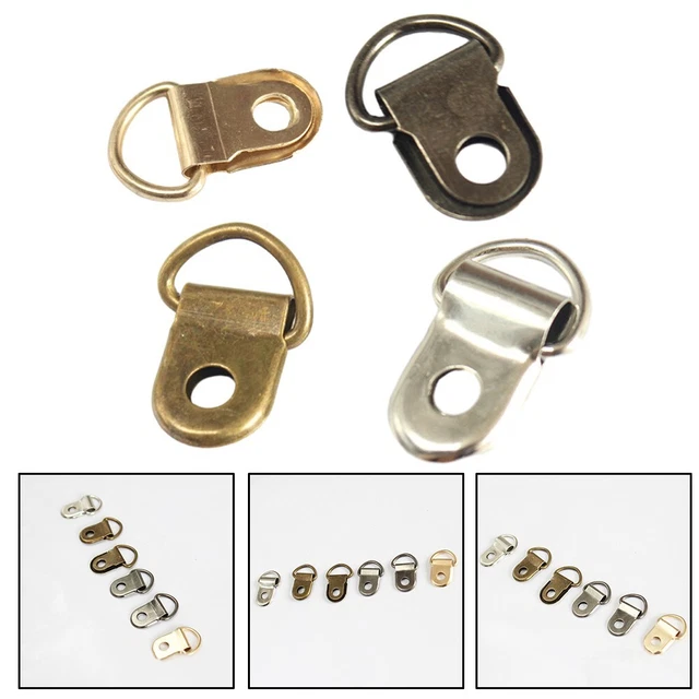 YIXISI 100 Pezzi Ganci Cornici Quadri Set, Ganci A Dente Di Sega - Foto 12