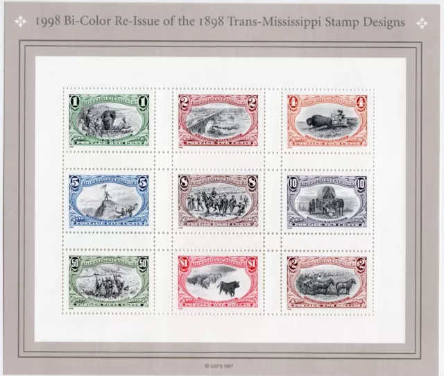 Scott #3209 Trans-Mississippi (Cattle in Storm) Sheet of 9 Stamps - MNH