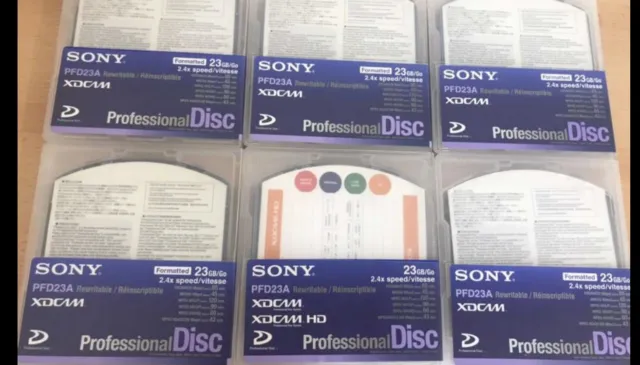 Sony PFD-23A 23GB - Wiederbeschreibbare XDCAM Professional Disc, gebraucht