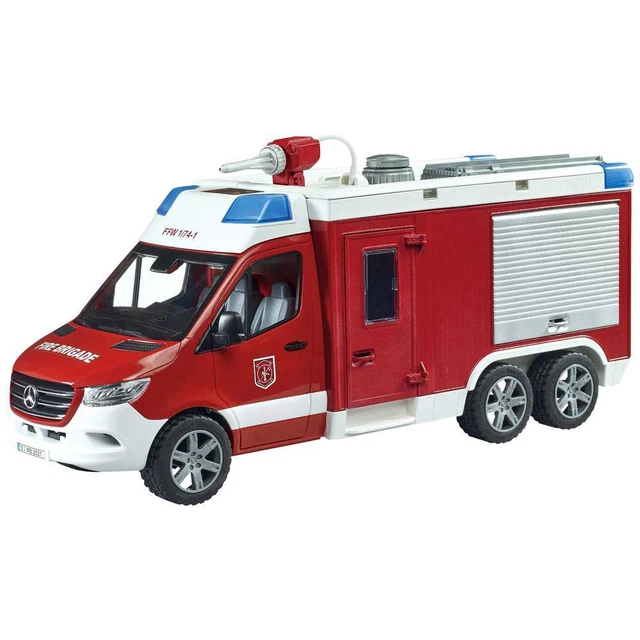 BRUDER Mercedes Sprinter Police - 1/16 Avec Figurine Et Accessoires - Neuf