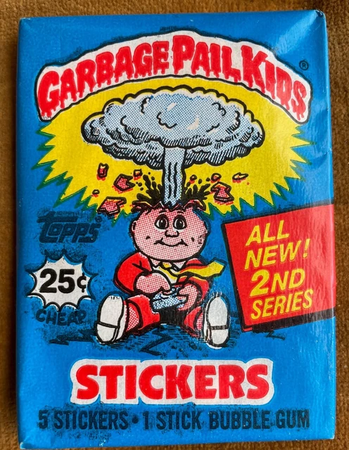 1985 Topps "GARBAGE PAIL KIDS" SERIES 2 Wax Pack