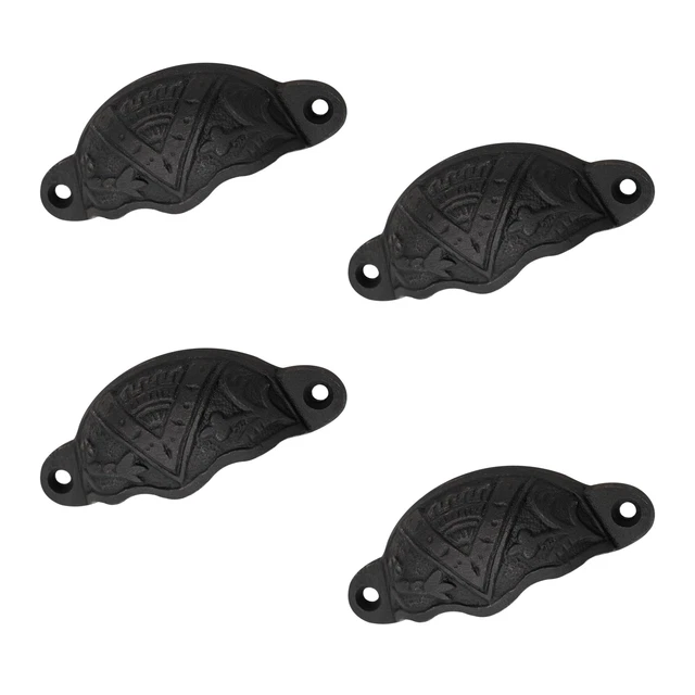 Cast Iron Drawer Pulls Pull Cabinet Handles Antique Rustic Vintage Door Handle 4