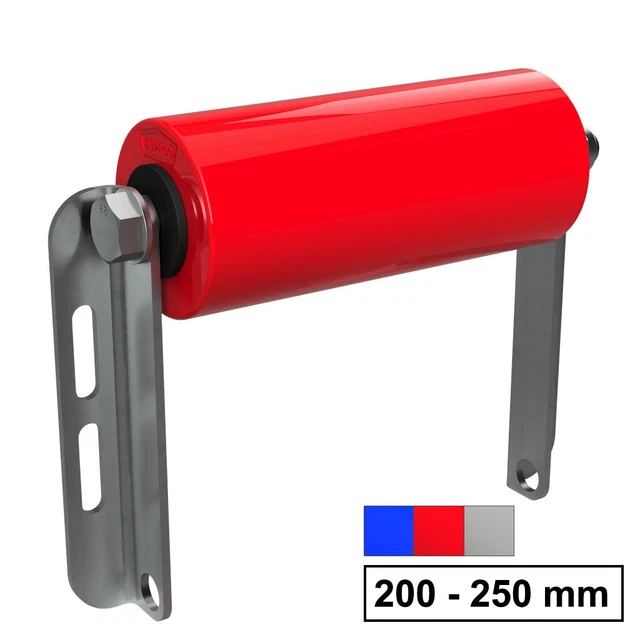 Rouleau latéral en polyuréthane avec support C Remorque à bateau