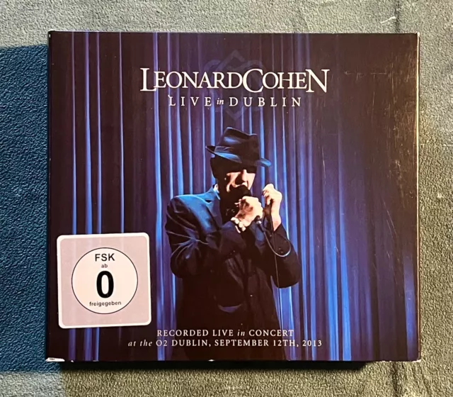 LEONARD COHEN Live In Dublin (3 CD + DVD, 2014) FREE P&P