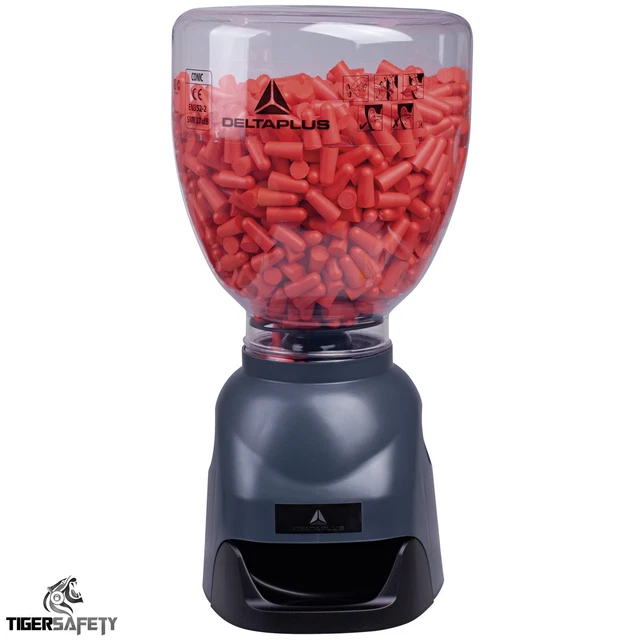 Delta Plus Venitex CONICDISPLAY Tappi per Orecchie Dispenser 500 Paio 37dB Foam