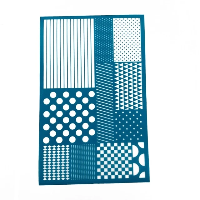 Dot Grid Silk Screen Stencils Templates for Clay Reusable Silkscreen Printing