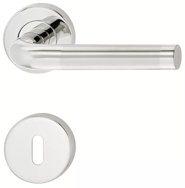 Häfele Maniglia Porta per Camera Acciaio Inox Opaco Lucido LDH 2172 interna