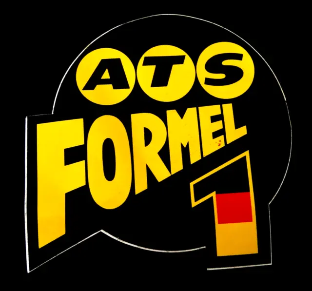 Werbe-Aufkleber ATS Formel 1 Racing Team F1 Germany 70er Jahre