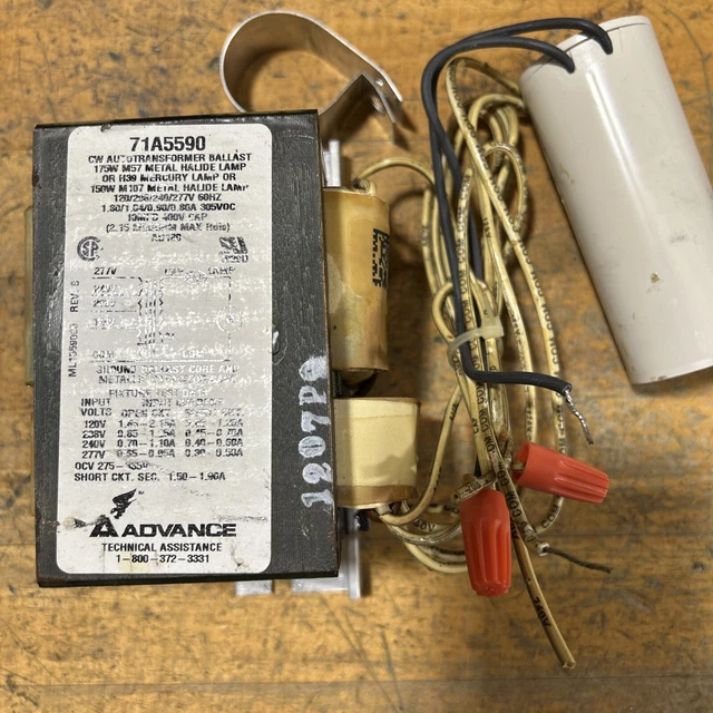 New 150 or 175 Watt Metal Halide Ballast 120v or 220v or 277V