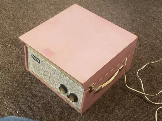 Vintage Dansette Tempo Portable Record Player Garrard Deck *Spares Or Repair* 3