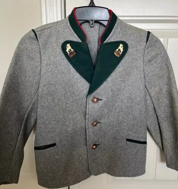 Youth Lederhosen Jacket Vintage excellent condition