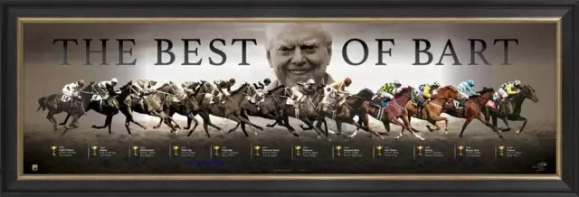 The Best of Bart - Bart Cummings Melbourne Cup Limited Edition Print Framed COA