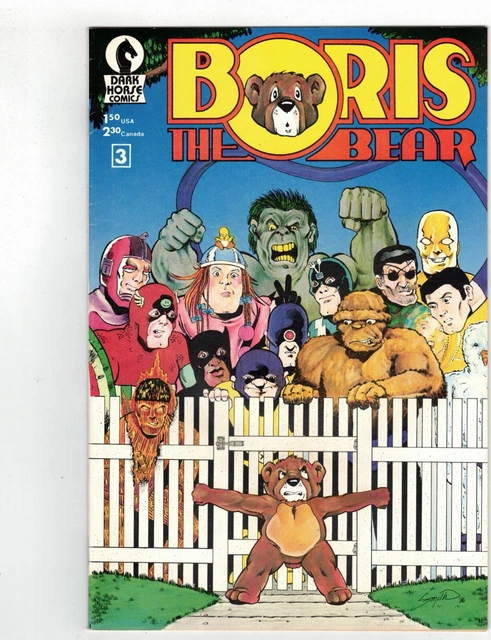Boris The Bear #3  Dark Horse Comics 1986  NM